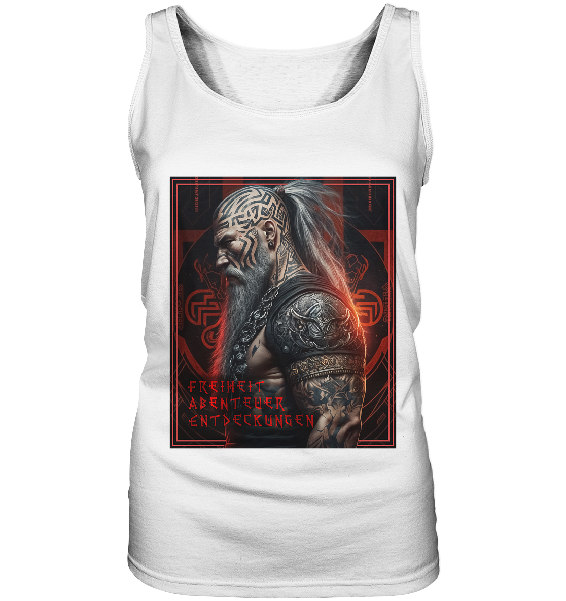 Wikinger Freiheit Abenteuer Entdeckungen - Ladies Tank-Top