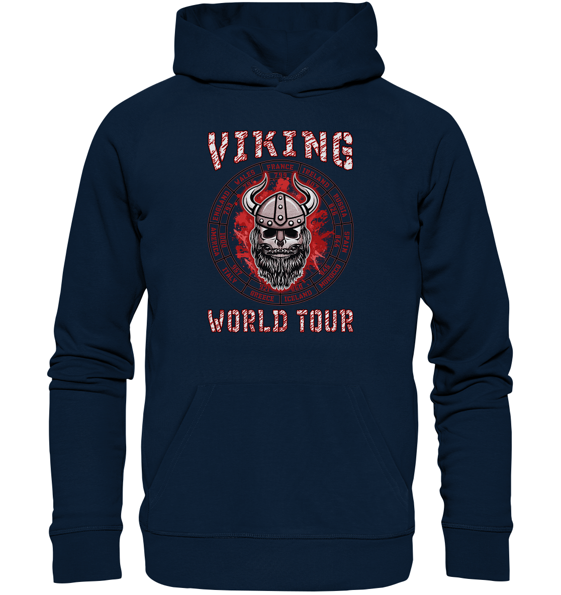Wikinger-Welttournee - Organic Basic Hoodie