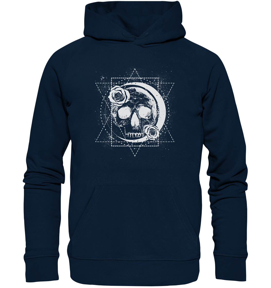 Okkulte Schädel - Organic Basic Hoodie