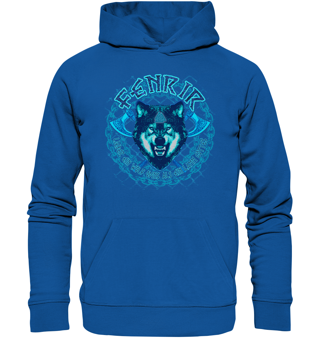 Fenrir Wolf - Organic Basic Hoodie