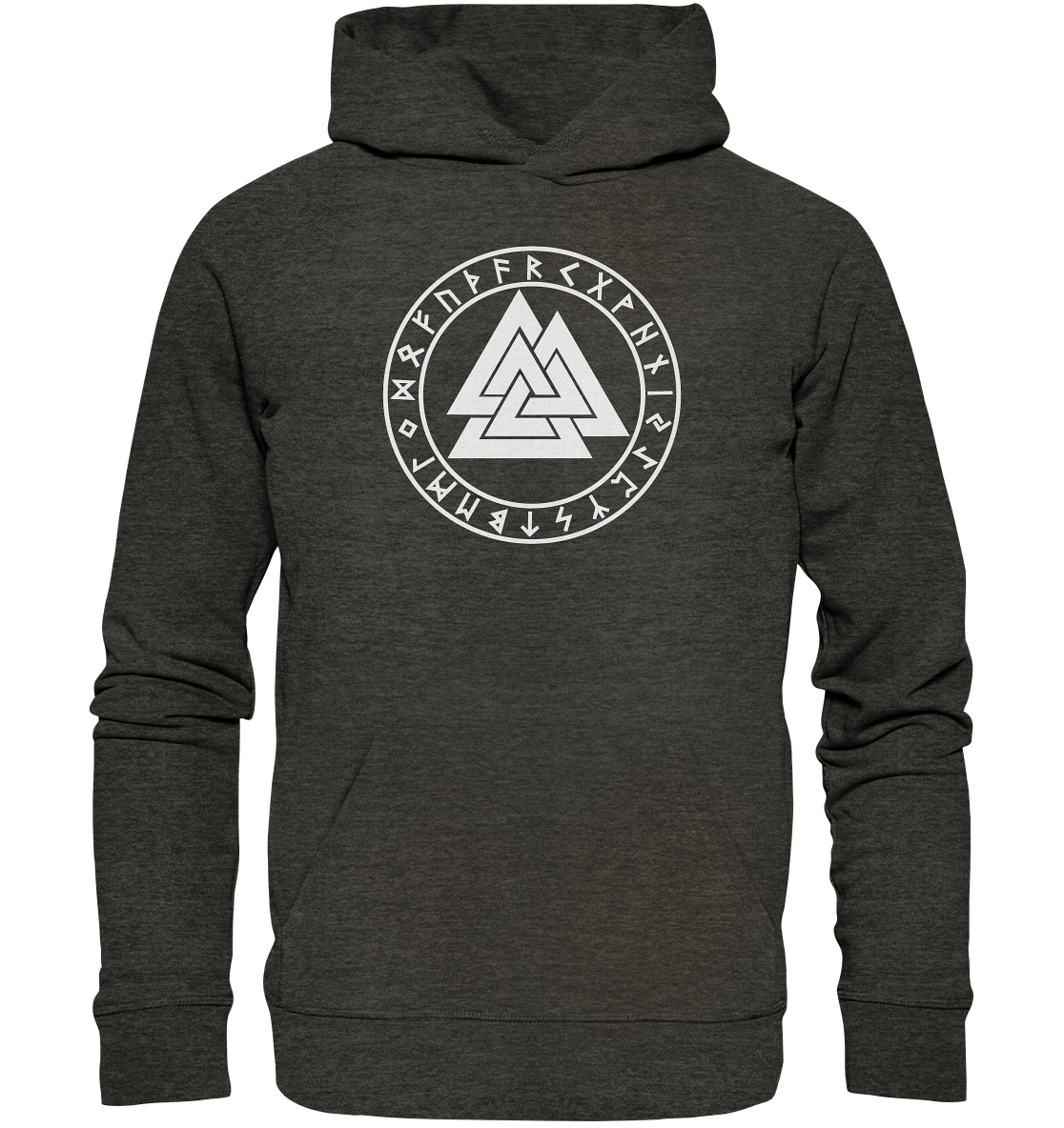 Wikinger Valknut - Organic Basic Hoodie