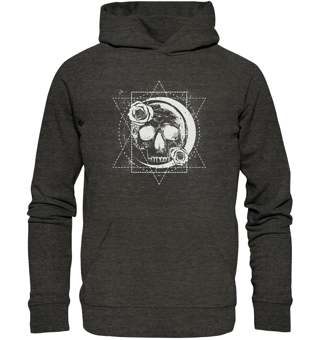 Okkulte Schädel - Organic Basic Hoodie