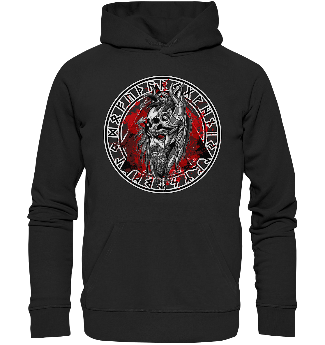 Odin Rabe Valknut - Organic Basic Hoodie