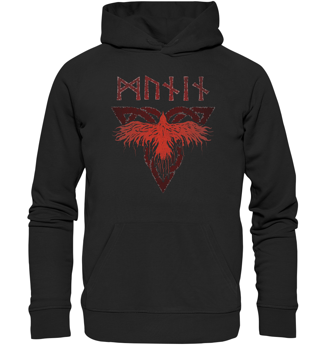 Odins Raben Munin - Organic Basic Hoodie