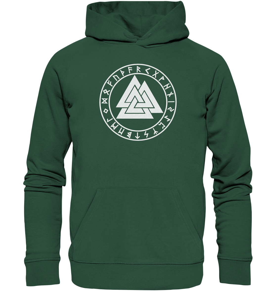 Wikinger Valknut - Organic Basic Hoodie