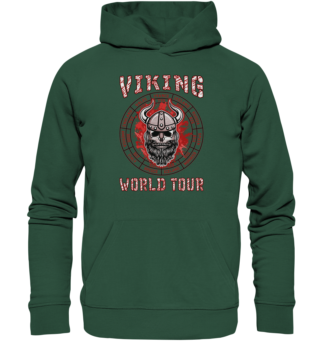 Wikinger-Welttournee - Organic Basic Hoodie