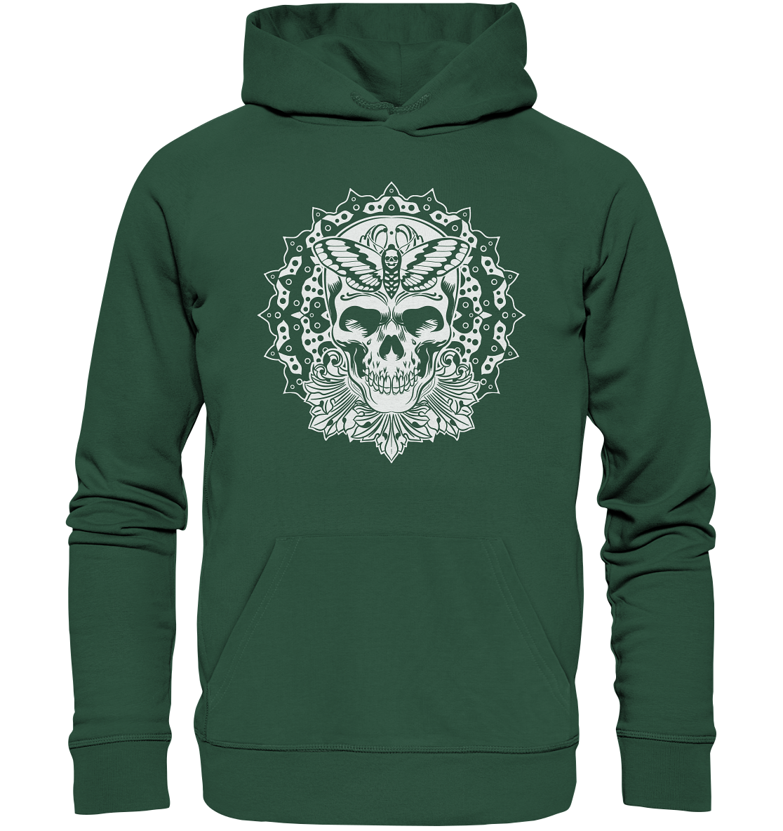 Skull Schädel - Organic Basic Hoodie