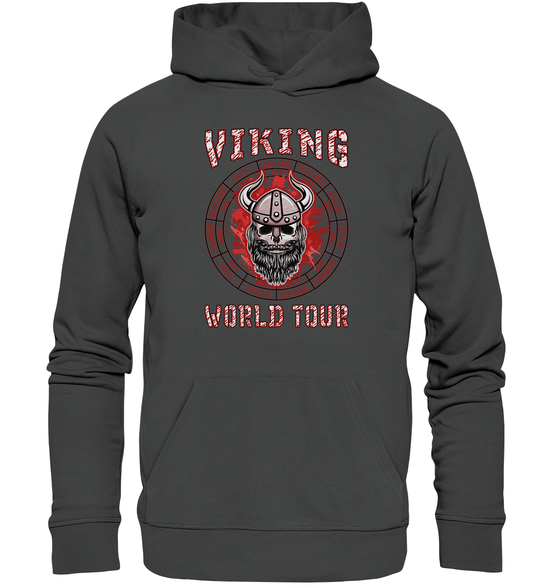 Wikinger-Welttournee - Organic Basic Hoodie