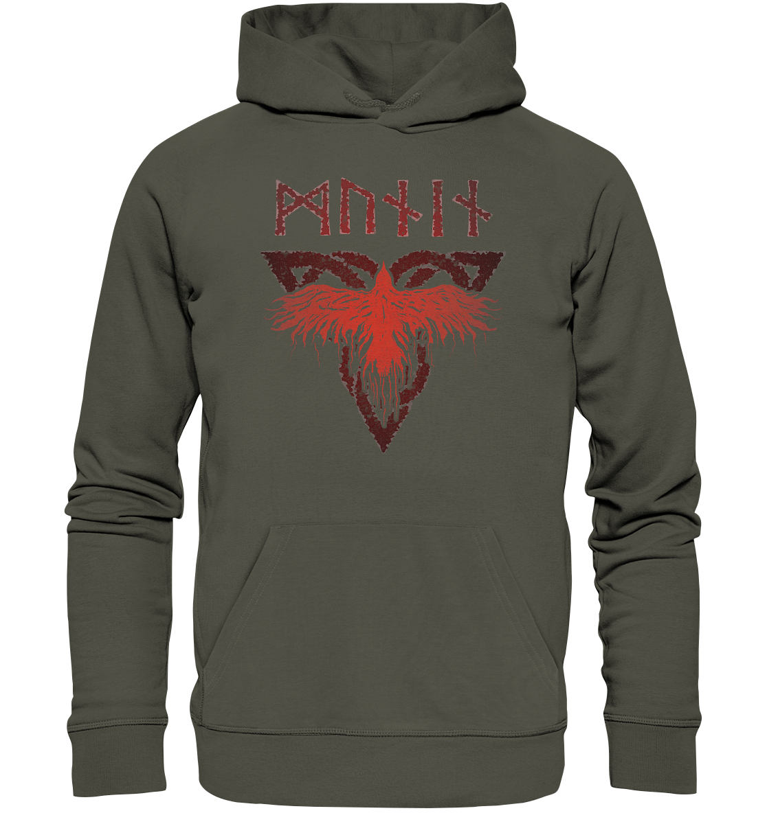 Odins Raben Munin - Organic Basic Hoodie
