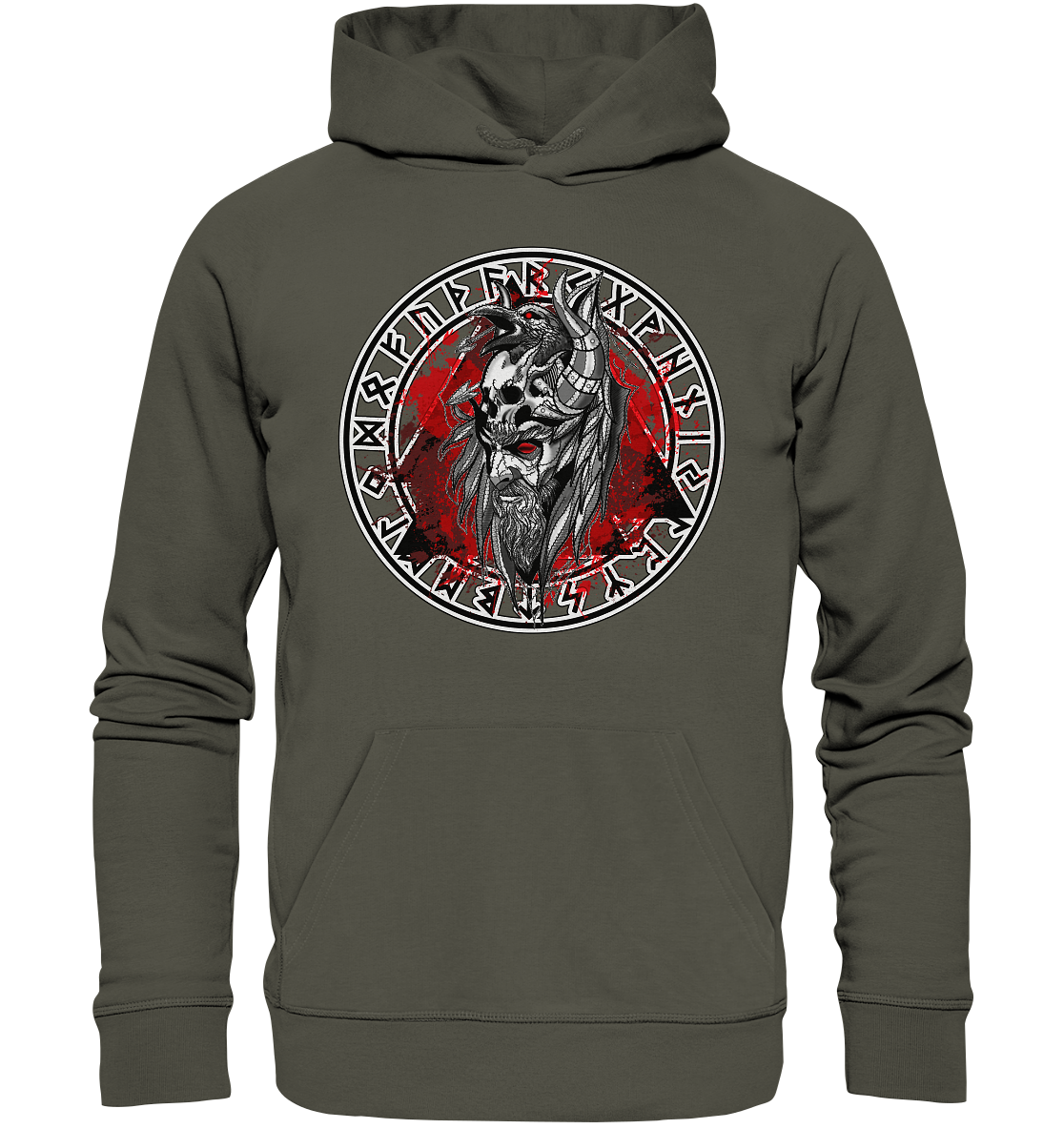 Odin Rabe Valknut - Organic Basic Hoodie