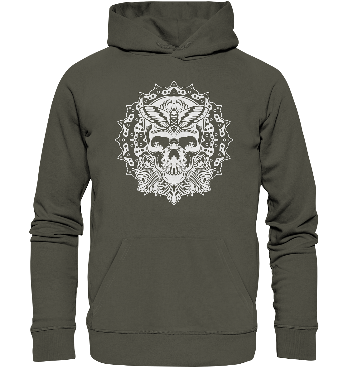 Skull Schädel - Organic Basic Hoodie