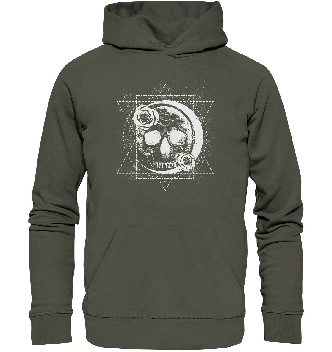 Okkulte Schädel - Organic Basic Hoodie