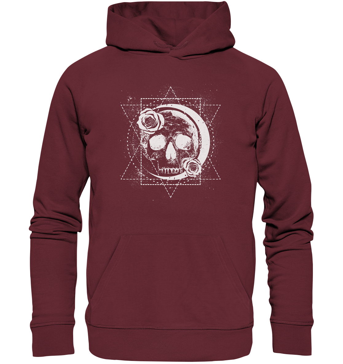 Okkulte Schädel - Organic Basic Hoodie