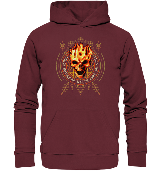 Sprich nützliche Worte - Organic Basic Hoodie