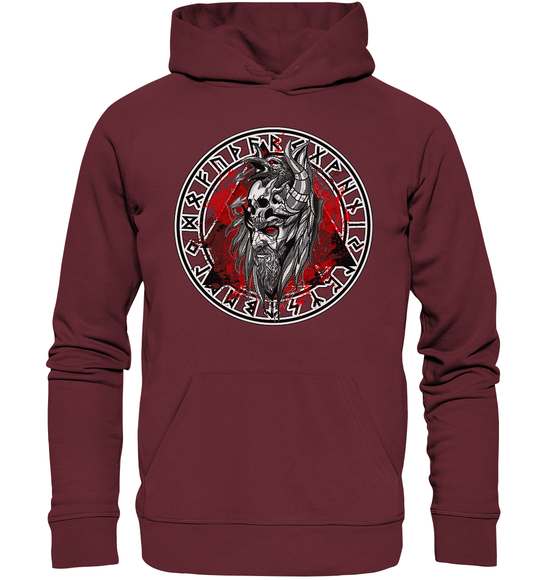 Odin Rabe Valknut - Organic Basic Hoodie