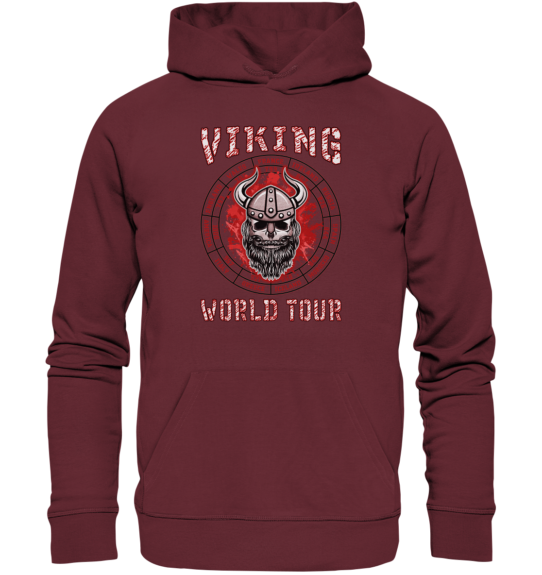 Wikinger-Welttournee - Organic Basic Hoodie