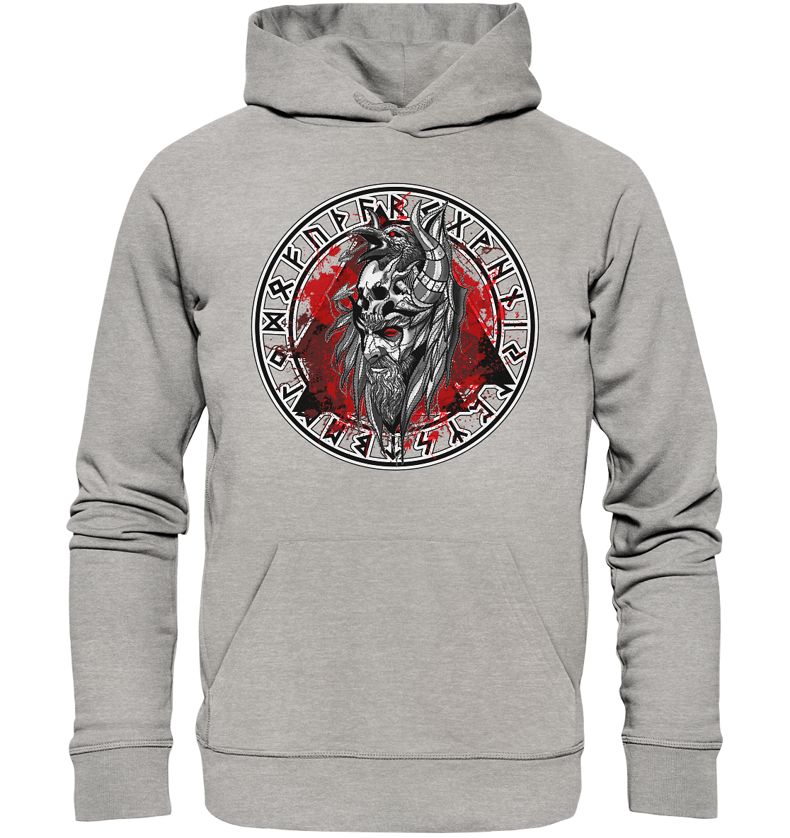 Odin Rabe Valknut - Organic Basic Hoodie