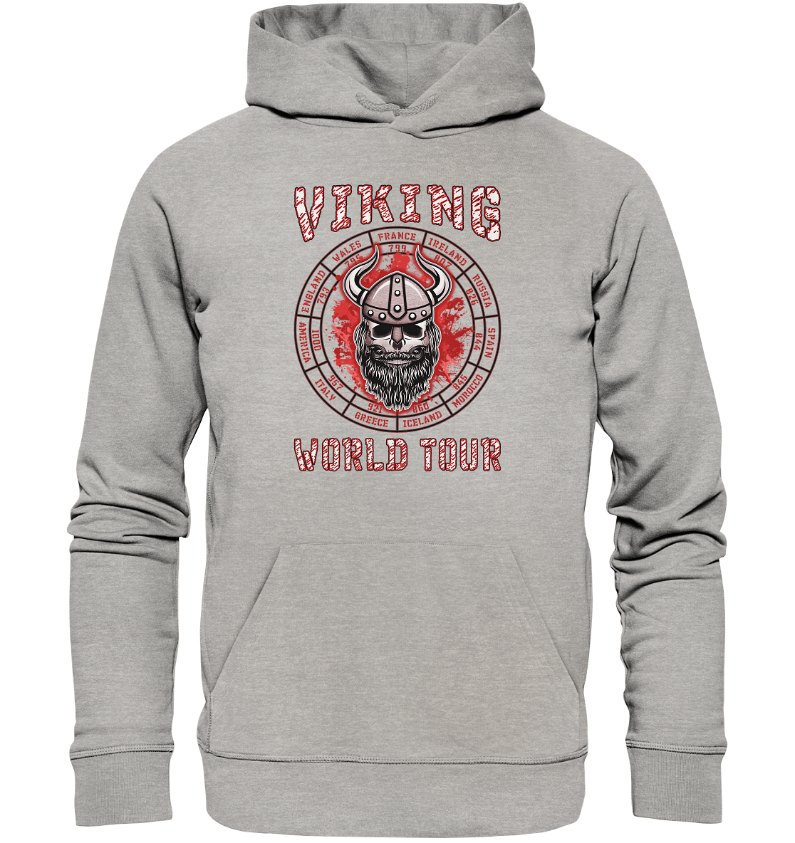 Wikinger-Welttournee - Organic Basic Hoodie