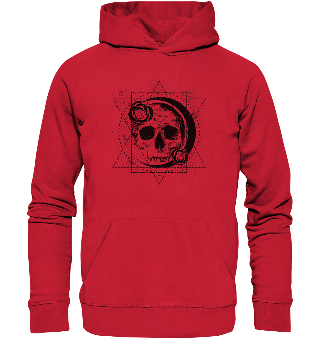 Okkulte Schädel - Organic Basic Hoodie