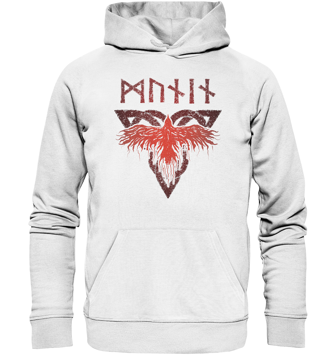 Odins Raben Munin - Organic Basic Hoodie