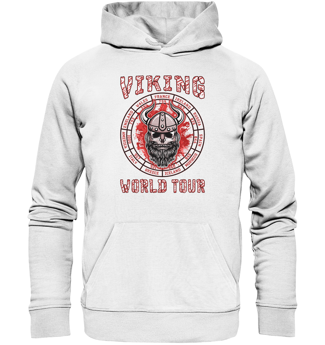 Wikinger-Welttournee - Organic Basic Hoodie