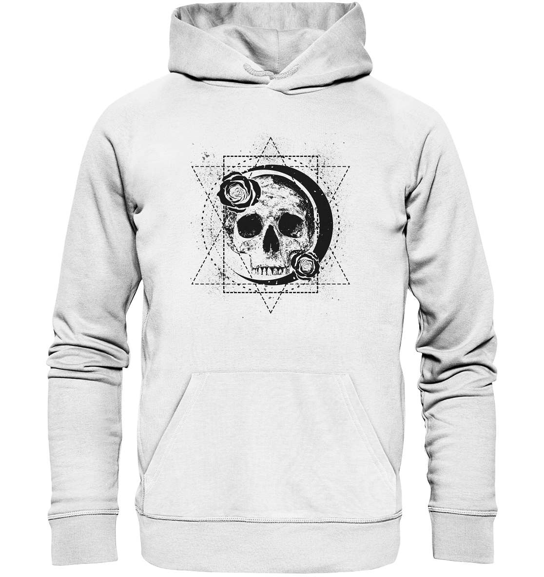 Okkulte Schädel - Organic Basic Hoodie