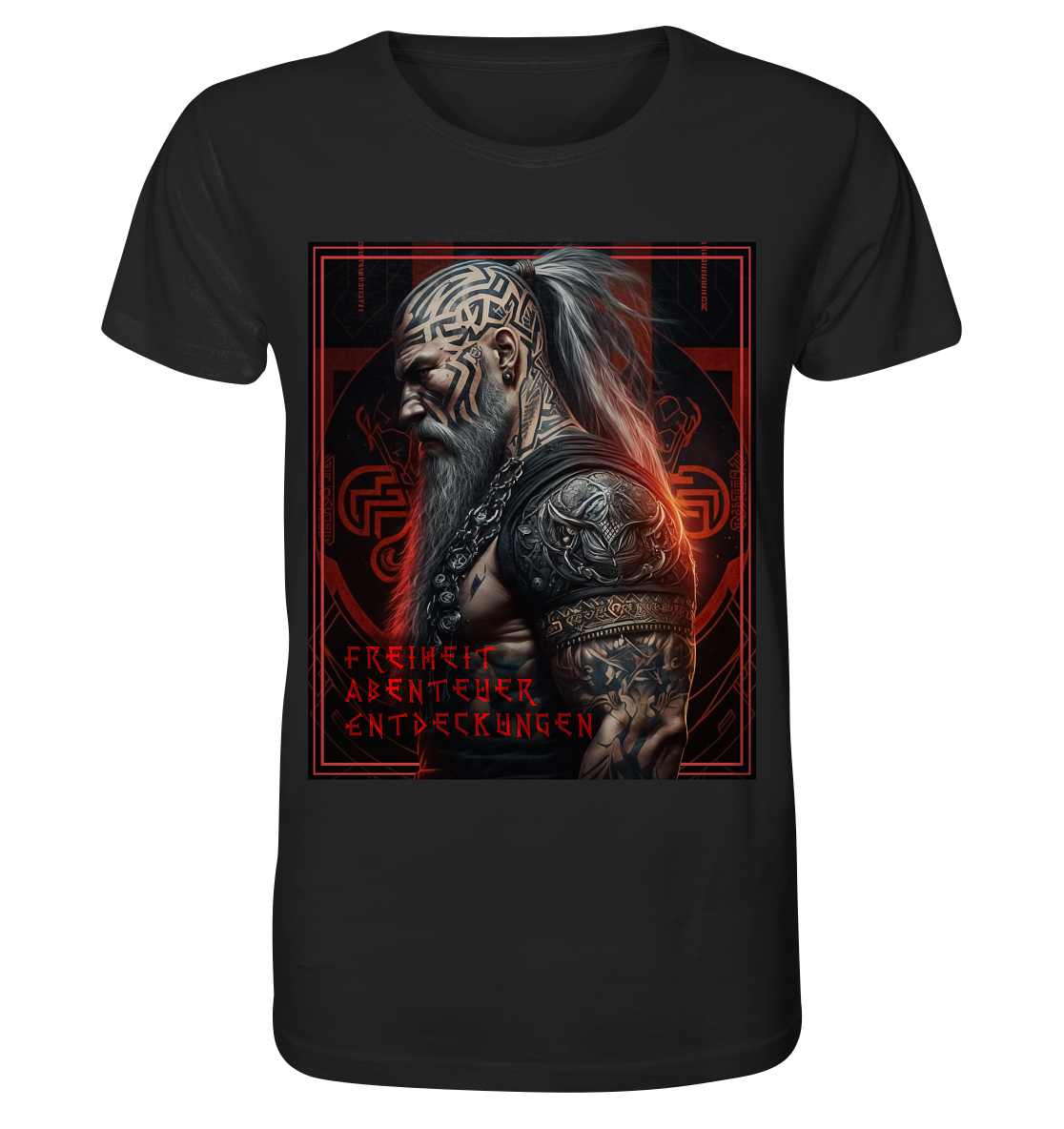 Wikinger Freiheit Abenteuer Entdeckungen - Organic Basic Shirt