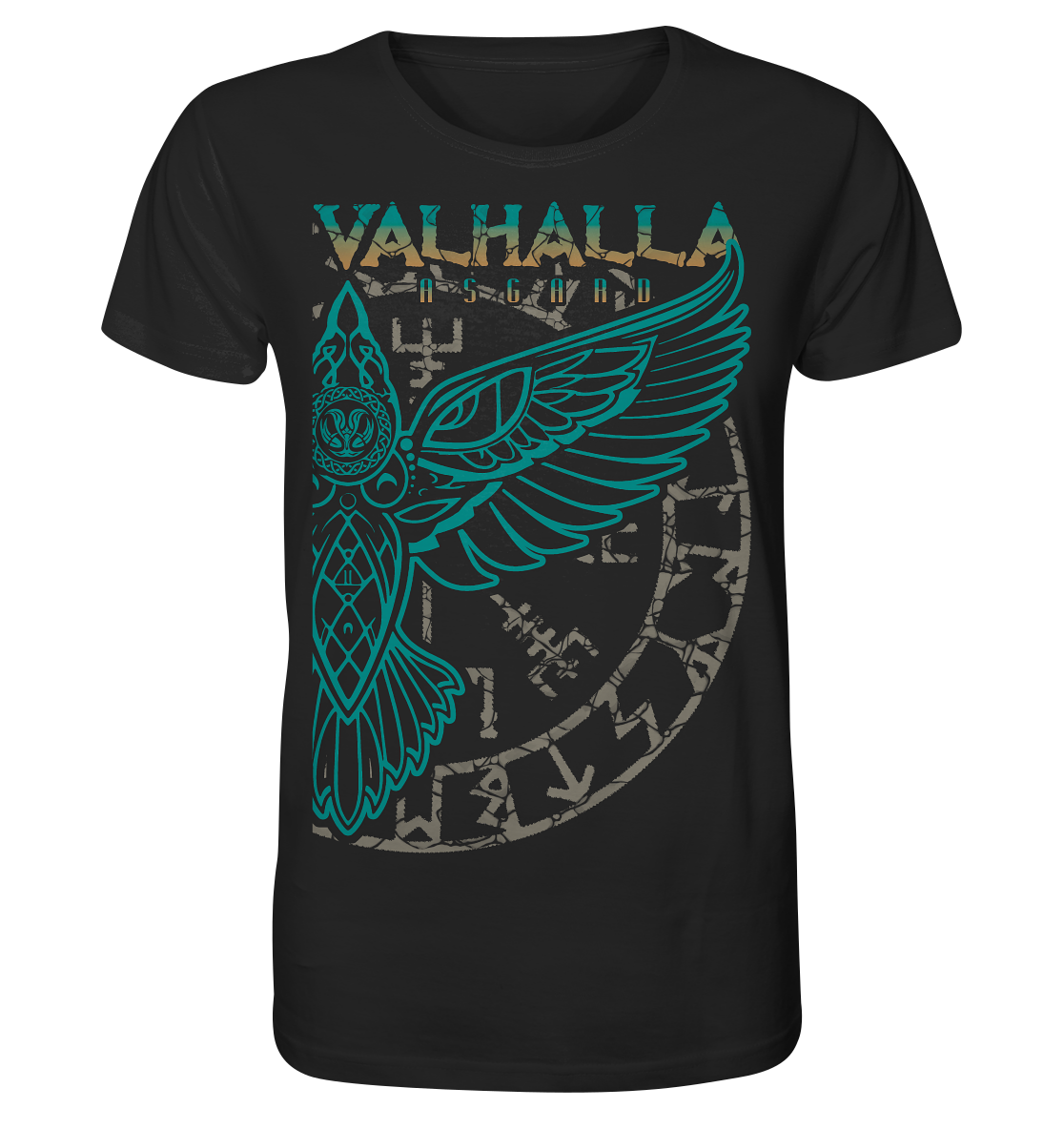 Valhalla Asgard Hugin - Organic Basic Shirt