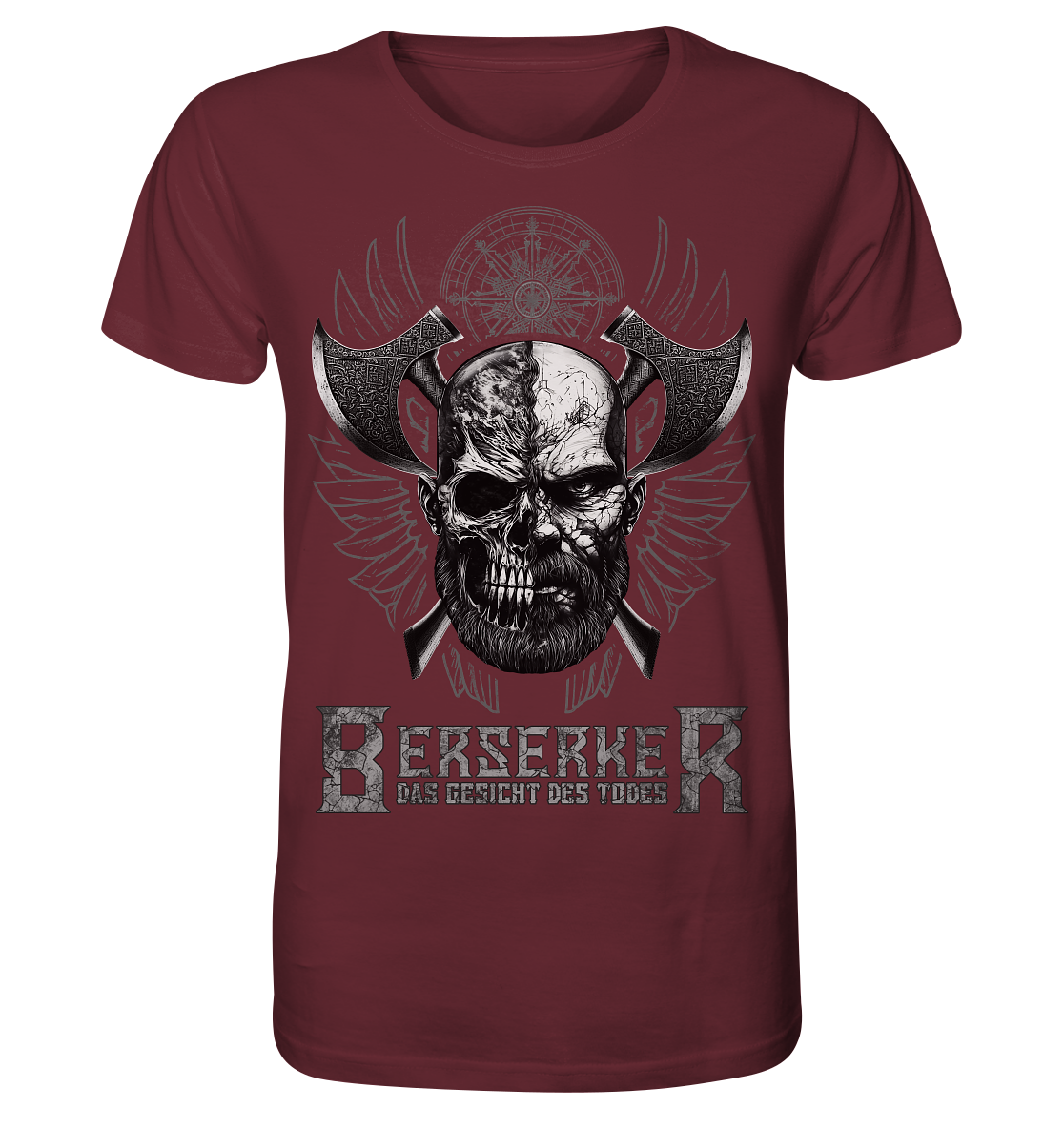 Berserker Gesicht Des Todes - Organic Basic Shirt