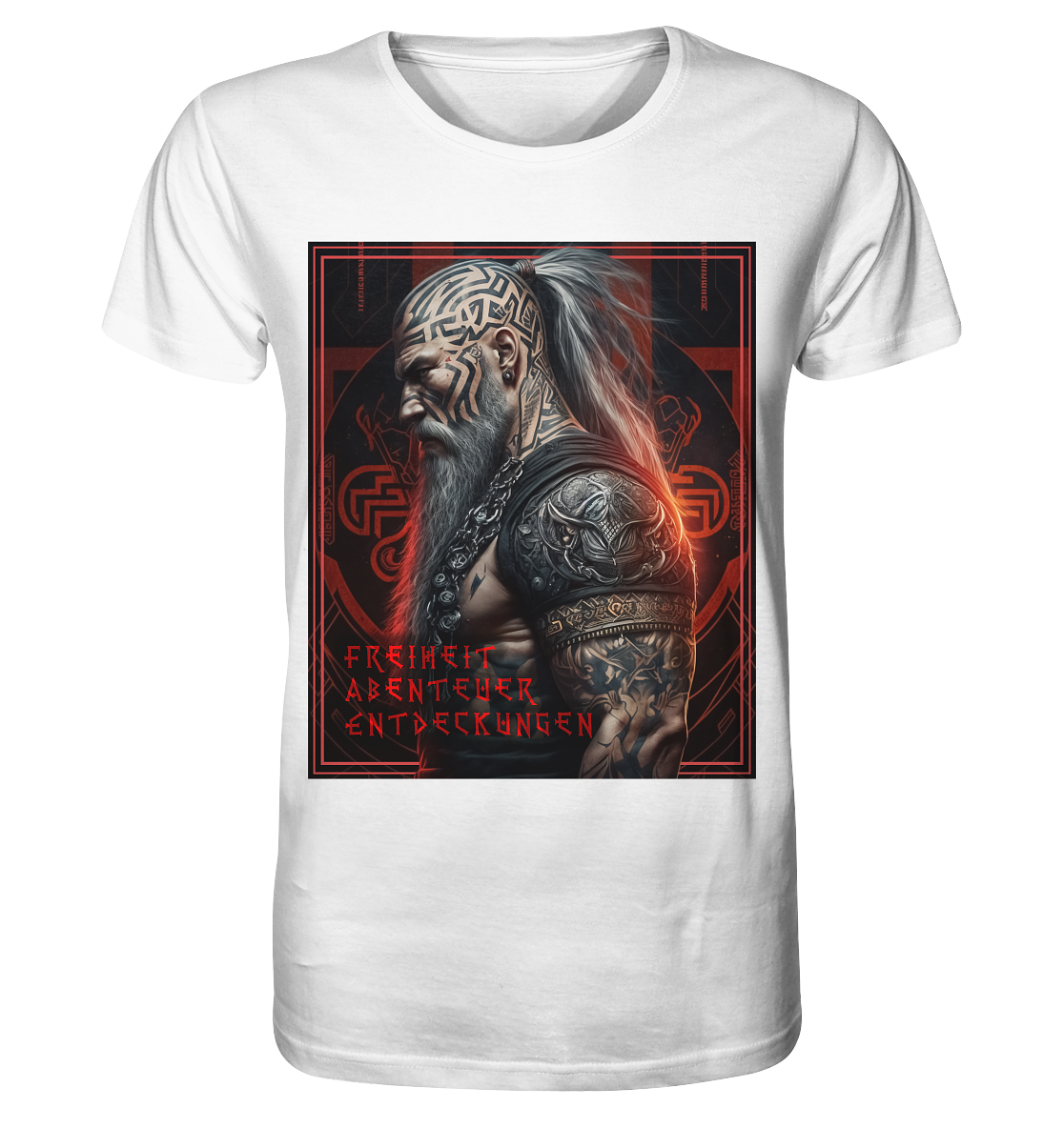Wikinger Freiheit Abenteuer Entdeckungen - Organic Basic Shirt