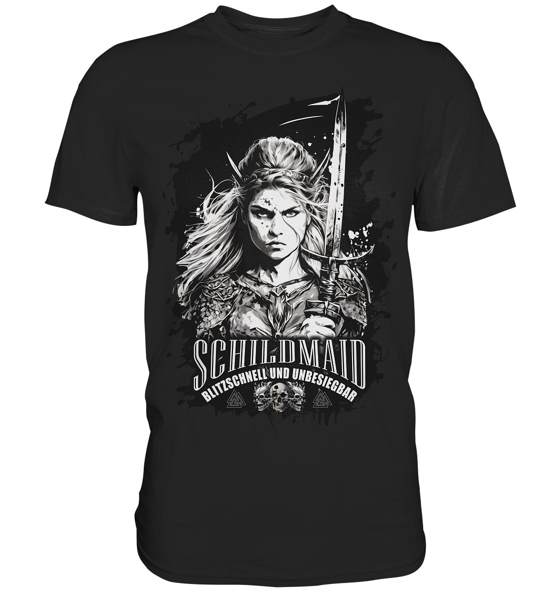Schildmaid Blitzschnell und Unbesiegbar Premium Shirt MerchDeluxe