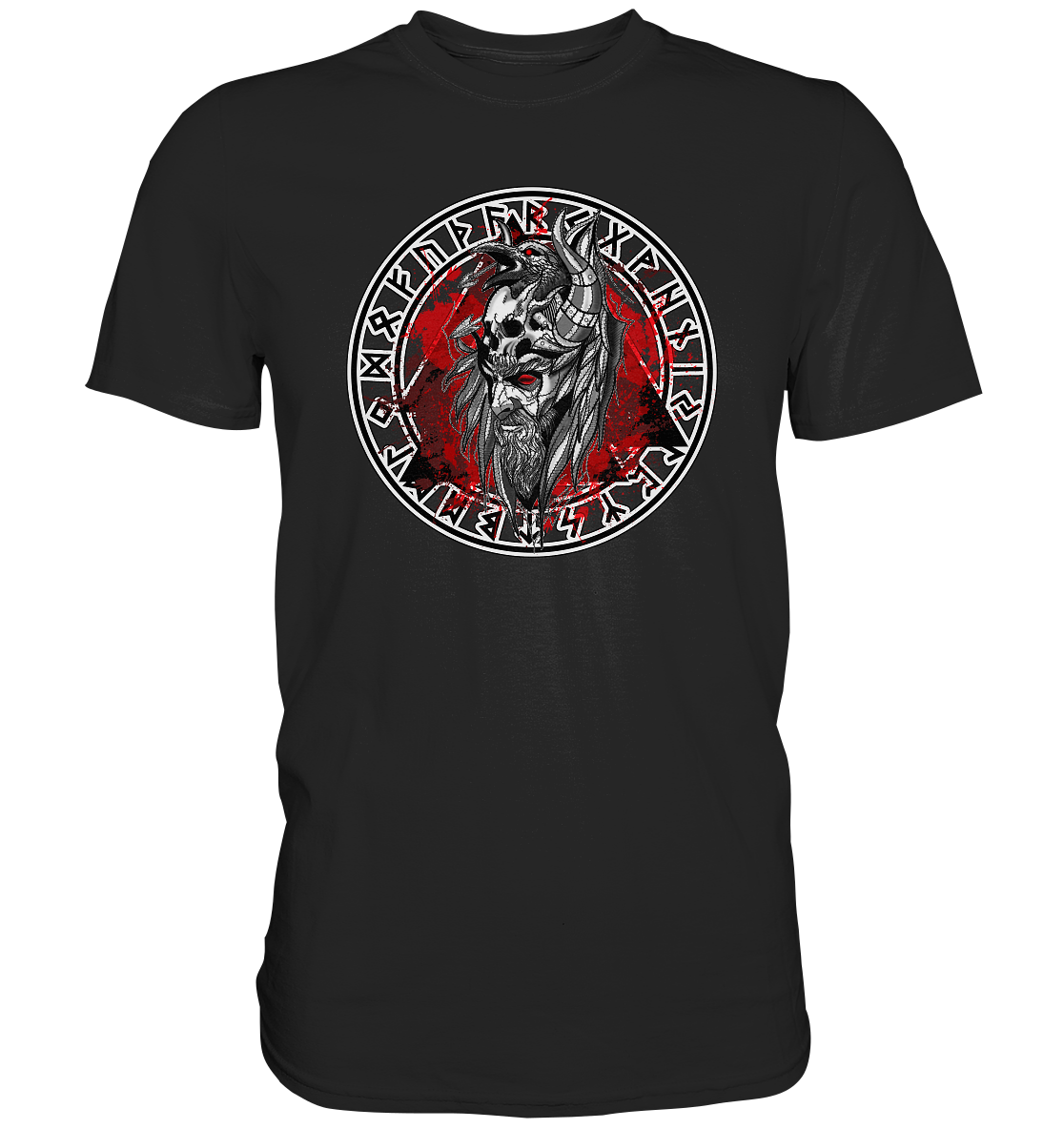 Odin Rabe Valknut - Premium Shirt