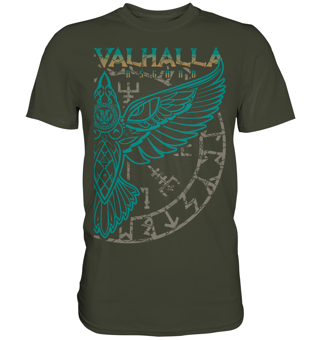Valhalla Asgard Hugin - Premium Shirt