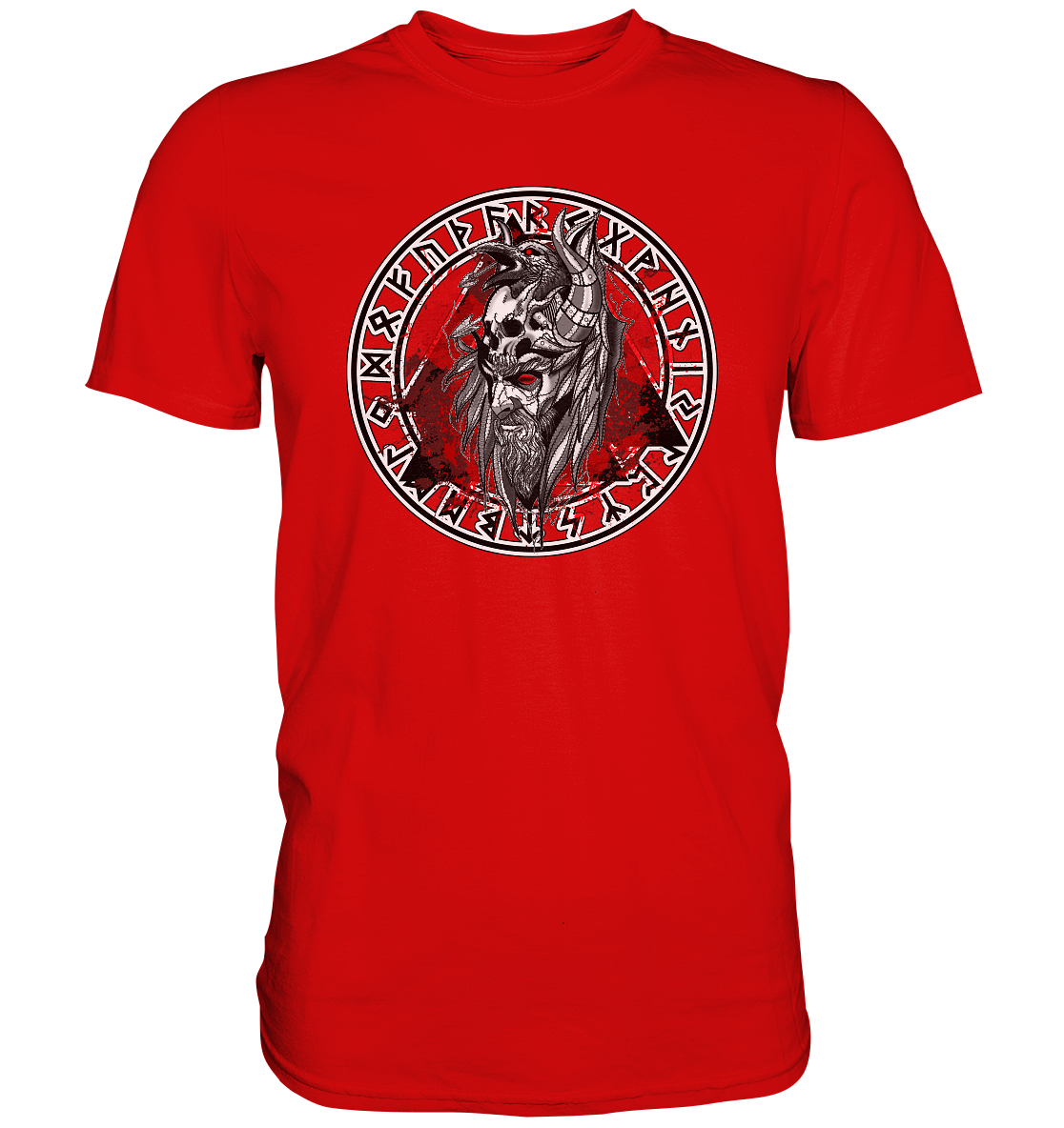 Odin Rabe Valknut - Premium Shirt