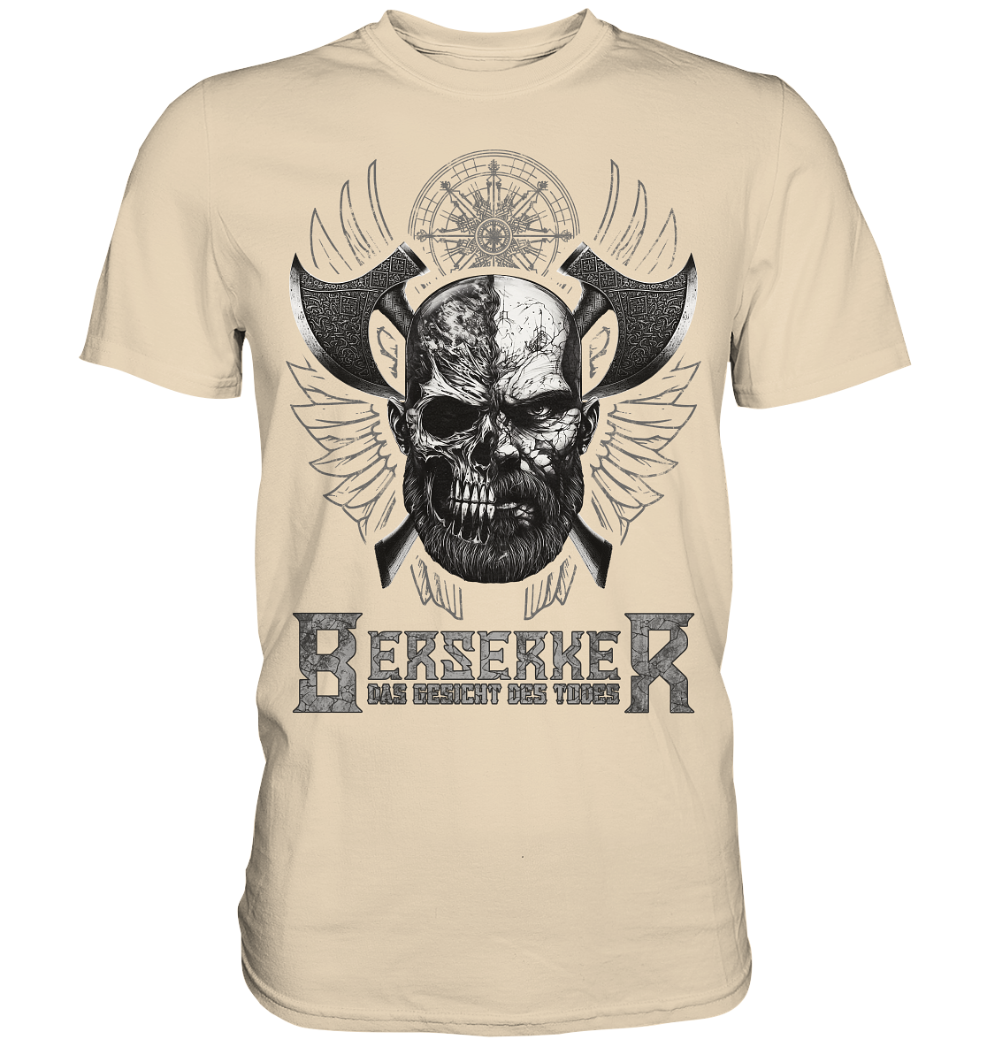 Berserker Gesicht Des Todes - Premium Shirt