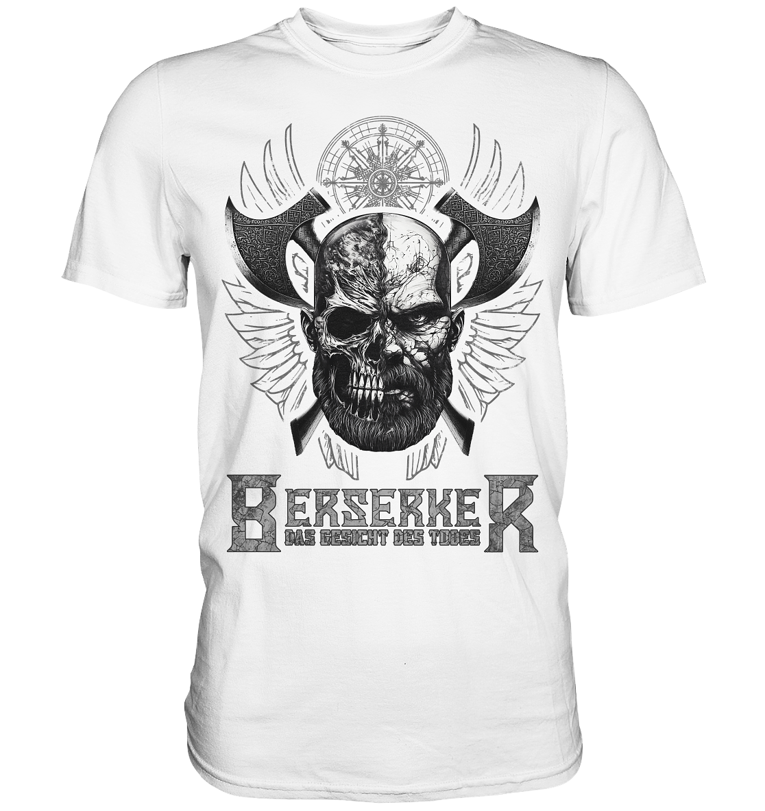 Berserker Gesicht Des Todes - Premium Shirt