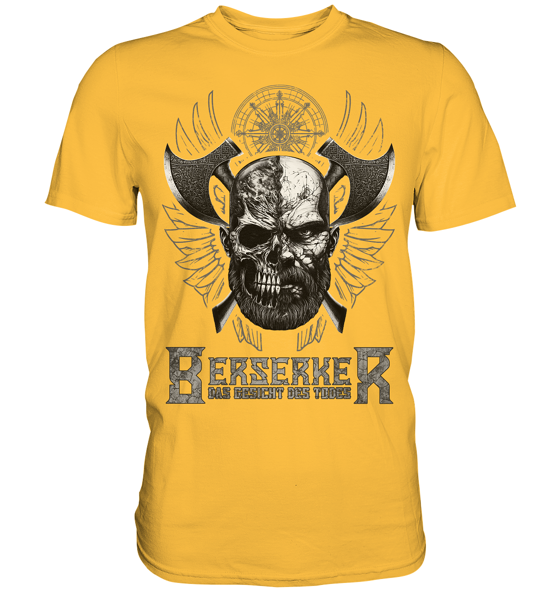 Berserker Gesicht Des Todes - Premium Shirt
