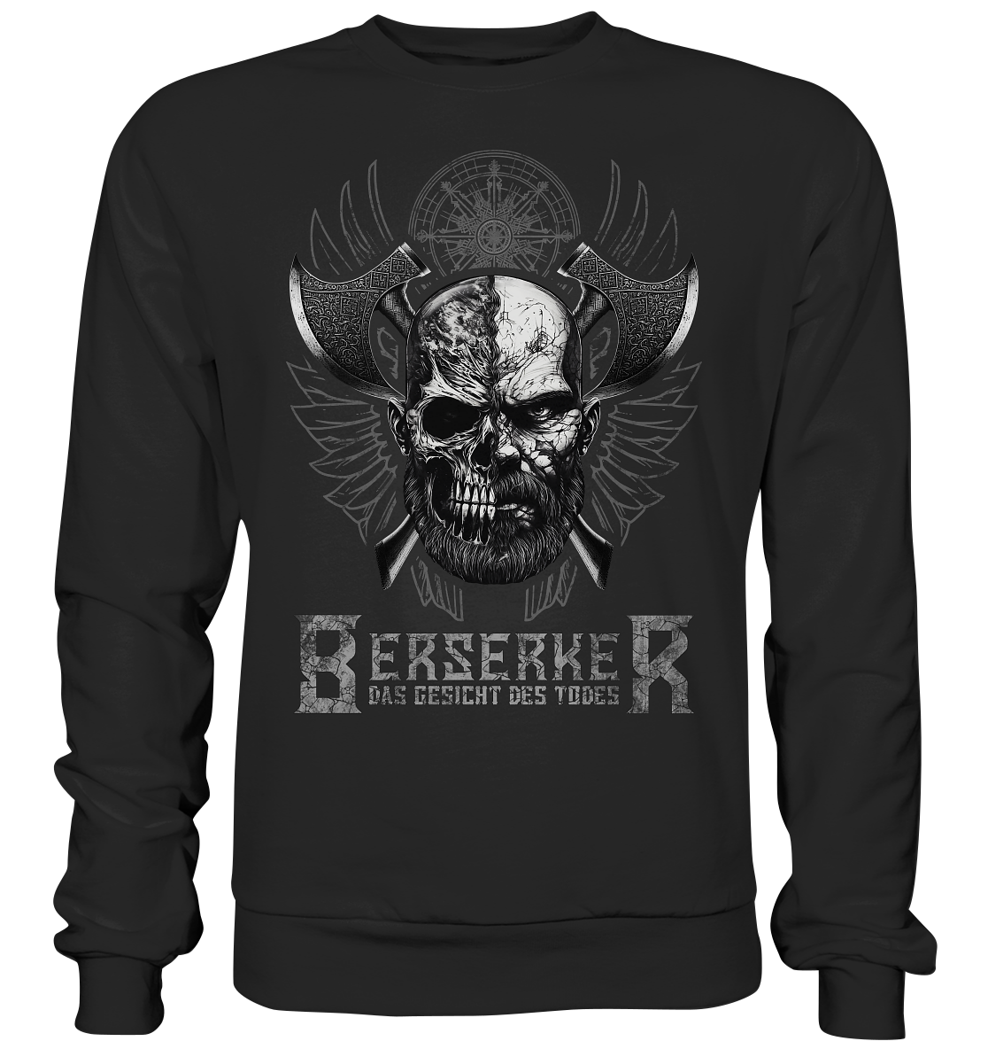 Berserker Gesicht Des Todes - Premium Sweatshirt