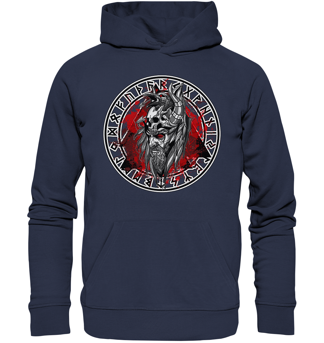 Odin Rabe Valknut - Premium Unisex Hoodie