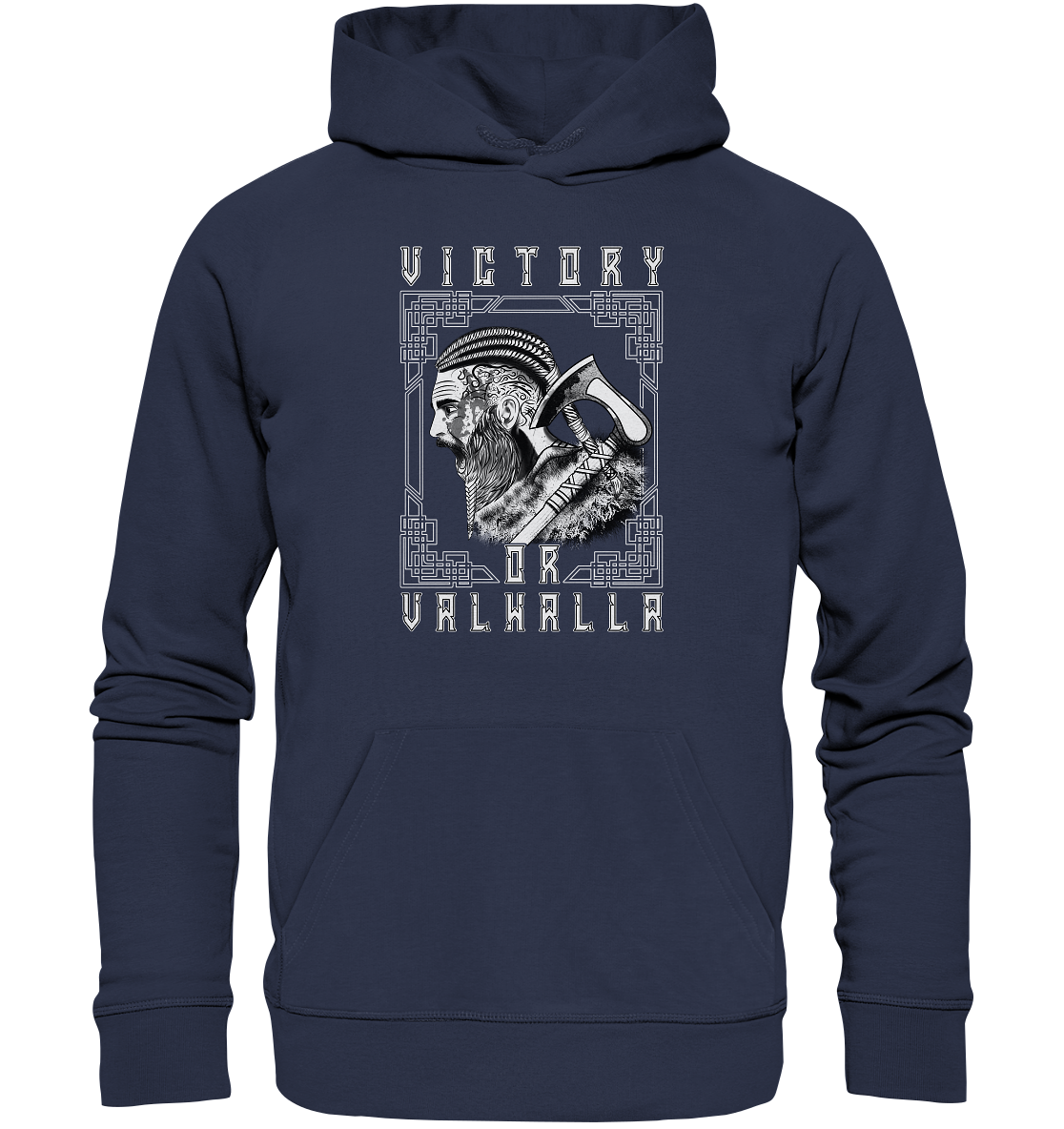 Wikinger Victory or Valhalla - Premium Unisex Hoodie