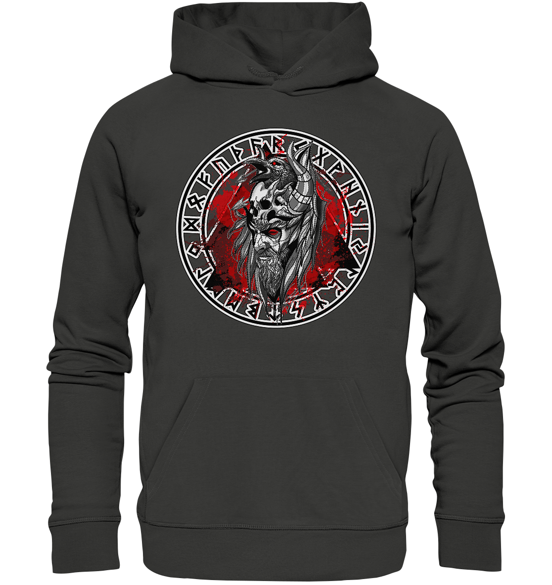 Odin Rabe Valknut - Premium Unisex Hoodie