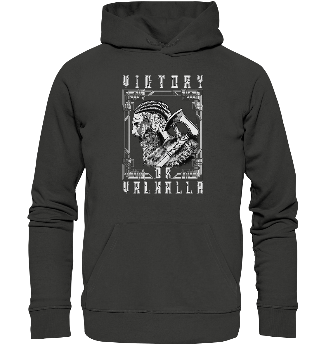 Wikinger Victory or Valhalla - Premium Unisex Hoodie