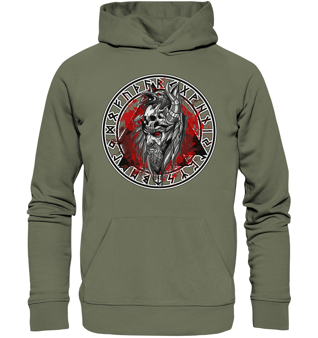 Odin Rabe Valknut - Premium Unisex Hoodie
