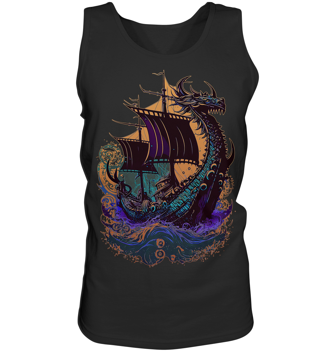 Wikinger Drachenschiff - Tank-Top
