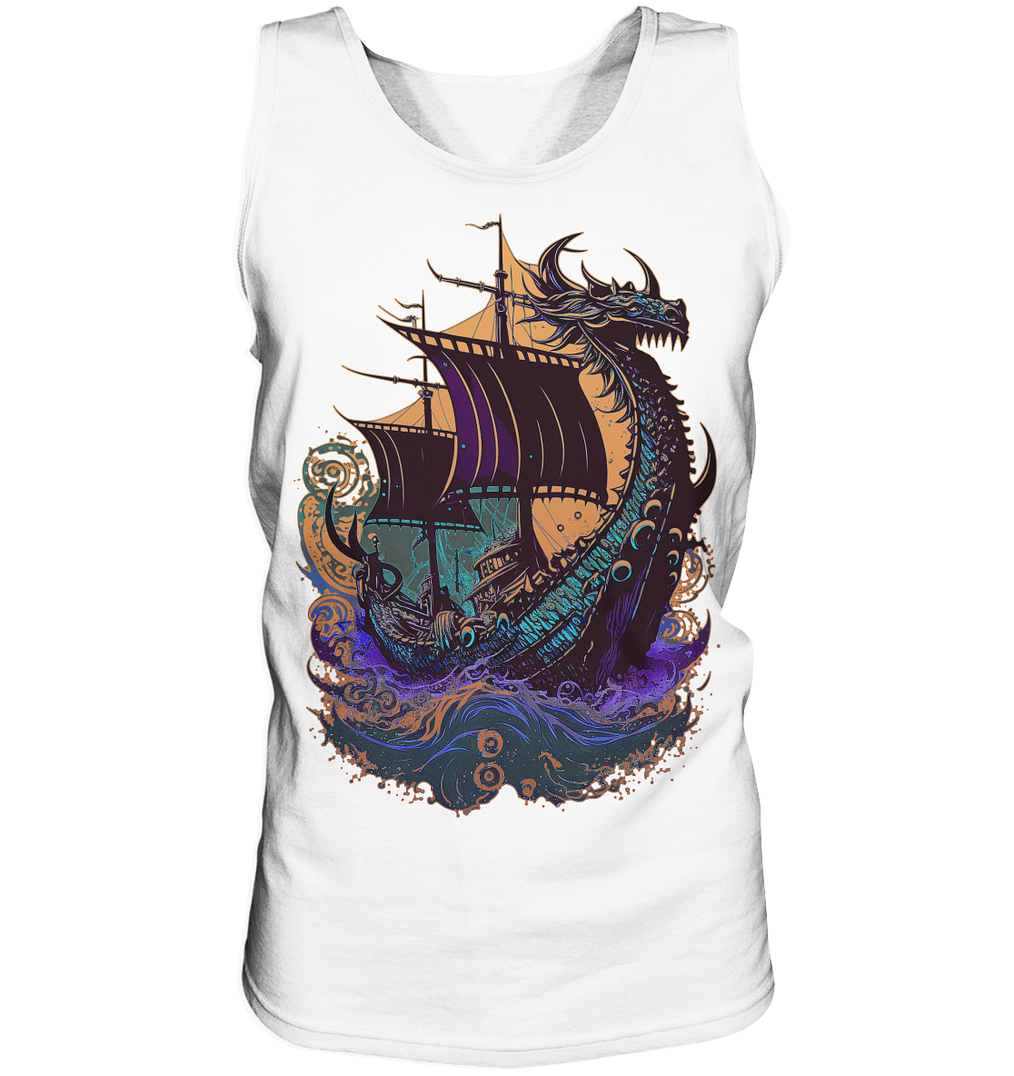 Wikinger Drachenschiff - Tank-Top