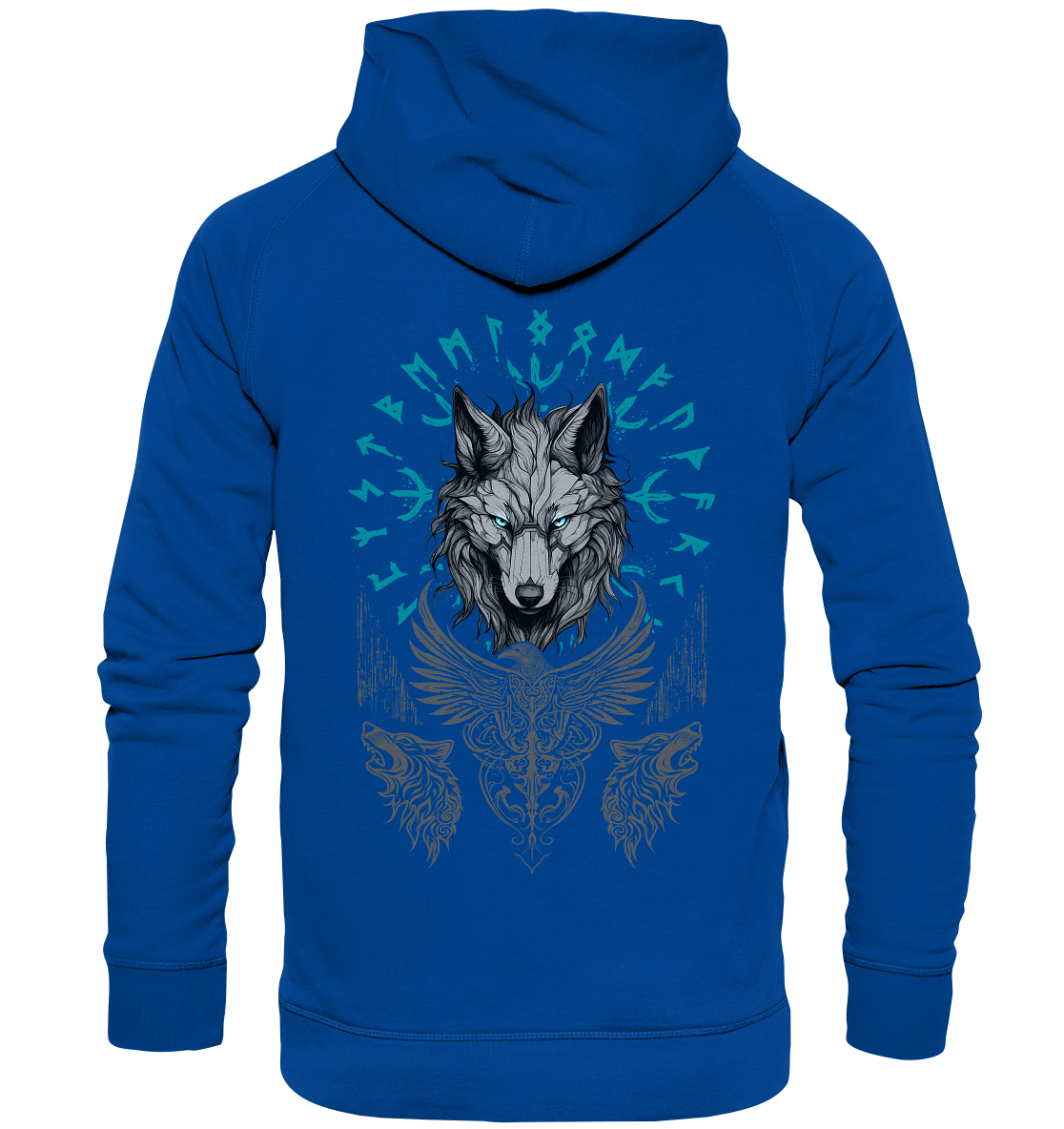 Wolf Vegvisir - Basic Unisex Hoodie