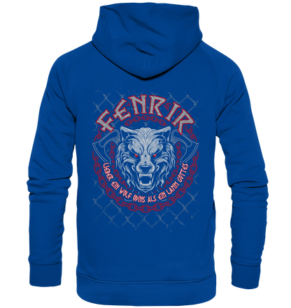 Nordic Wolf   Fenrir - Basic Unisex Hoodie