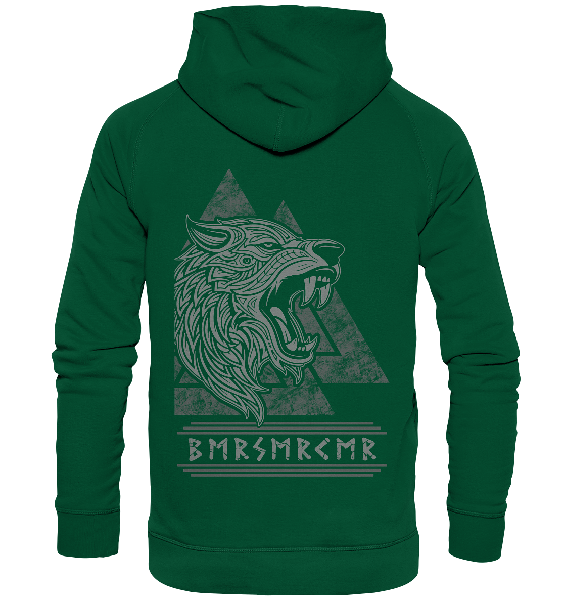 Nordic Wolf Berserker - Basic Unisex Hoodie