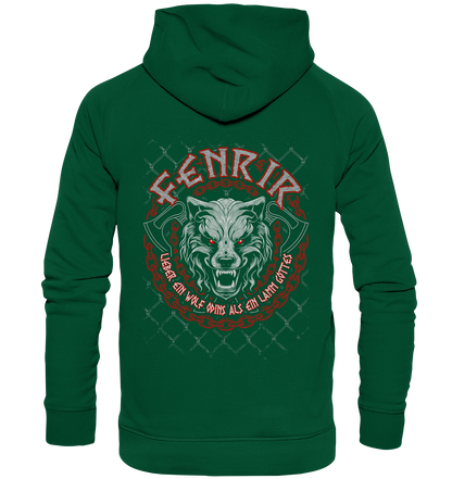 Nordic Wolf   Fenrir - Basic Unisex Hoodie