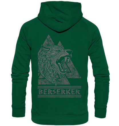 Nordic Wolf Berserker  - Basic Unisex Hoodie